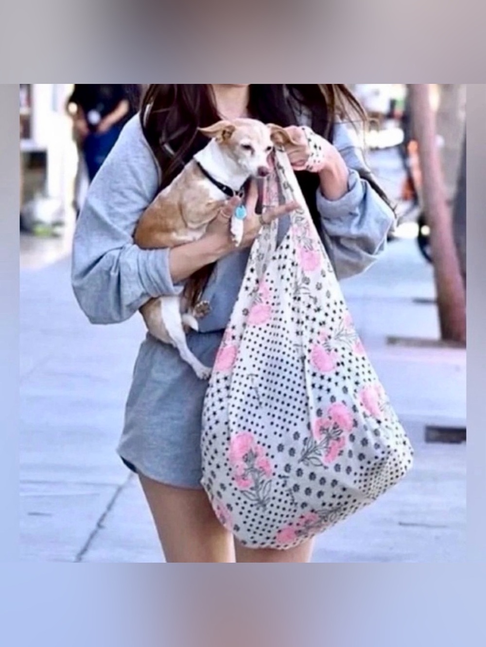Free People Gauze Shopper Tote Reusable Bag